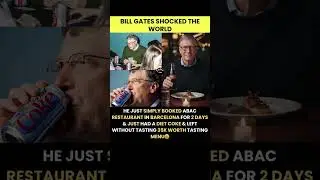 BILL GATES SHOCKED THE WORLD
