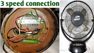 3 speed table fan connection/ap table fan 3 speed connection/ table fan resistance coil connection