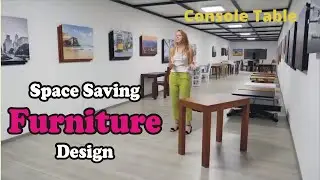 Space Saving Furniture |Design Duplex | Chairs Console Table | Folding Magic Table | AG Chishti