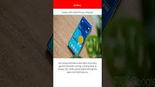 Galaxy S26's Wild Privacy Display!