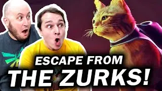 ESCAPE FROM THE ZURKS! - Let's Play Stray (Part 2)