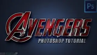 Стиль текста Мстителей — урок по Photoshop
