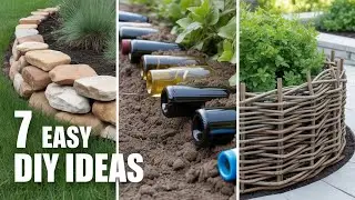 7 Easy DIY Edging and Garden Border Ideas That Make Any Backyard Look Expensive! #6 Feels Like Magic
