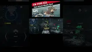  CN TYPE 022💥🥵fast attack missile boat 💥💪🔥#modernwarships #gaming 