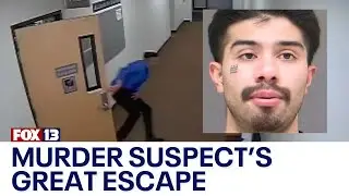 Oregon murder suspect escapes courthouse in wild security video