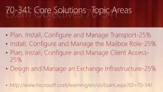 Microsoft Ignite 2015 Exam Prep Session for Exam 70 341 and Exam 70 342 Exchange Server 2013