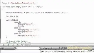 Tutorial Objective C - 11 - Switch