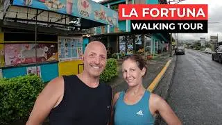 La Fortuna Costa Rica 4K Walking Tour around the city in 2025 #travel #costarica #walkingtour