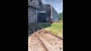 Train Knocks Down Building By Derailment  #railroad #railway #trainspotting #train #derailment