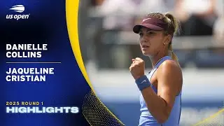 Danielle Collins vs. Jaqueline Cristian Highlights | 2025 US Open Round 1