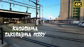 Vlog 10: KAGOSHIMA, JAPAN 🇯🇵 [4K] SAKURAJIMA FERRY, KAGOSHIMA CITY AQUARIUM  &mdash; 1 HOUR Walking Tour.