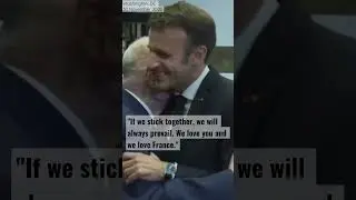 MOMENT Macron hugs a WWII veteran when awarding medal to him at French Embassy in Washington