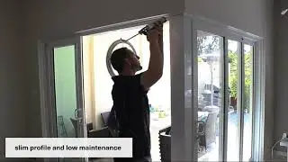 Stacking Sliding Door Installation in Perth featuring DuoGlass Double Glazing