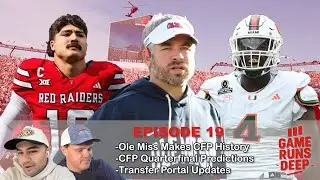 Ole Miss Makes History as the CFP Quarterfinals Arrive, Picks, Portal Talk & Playoff Reality