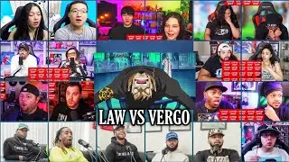 Vergo Beats up Law | Smoker Arrives Reaction Mashup | One Piece Episode 608-609