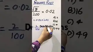 Square Root Questions for Competitive exams | How to learn Root in Maths | Square Root Trick
