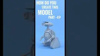Robot Modeling Tutorial Part- 49 #3dsmaxtutorial #blender3d #shorts #blender #blenderanimation