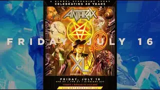 ANTHRAX&rsquo;S 40TH ANNIVERSARY...TICKETS FOR THE BAND'S LIVESTREAM EVENT