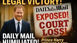 DAILY MAIL УНИЖЕНА: Принц Гарри Одерживает Крупную Победу, в то время как Суд РАЗРУШАЕТ ИХ ДЕЛО!
