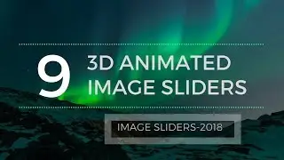 IMAGE SLIDER -  9 Animated Image sliders made using Html Css Javascript Effects & Animations