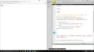 PHP tutorial - Select data from a MySQL database using an HTML form