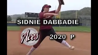 2020 Sidnie Dabbadie Pitcher 5&rsquo;10&rdquo;  Softball Skills Video