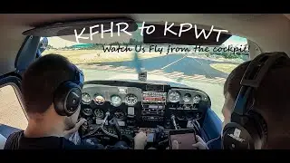 First Person POV | VFR Cross-Country flight from KFHR to KPWT