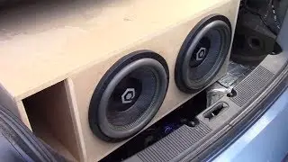 2 SOUNDQUBED HDC3 12S ON SKAR 3500 TAURUS TRUNK SYSTEM!