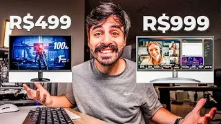 Melhores Monitores BARATOS pra Estudo e Trabalho e Jogos!!!