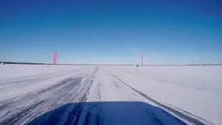 World fastest Ford Sierra on ice. Buldre Sleeper Sierra 2019 speed weekend