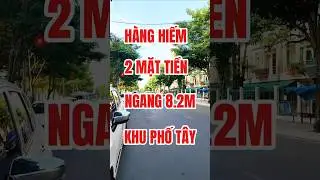 L&ocirc; đất 2 mặt tiền ngang hơn 8m ngay trung t&acirc;m khu phố t&acirc;y sầm uất Nha Trang