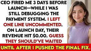 CEO Fired Me Just Days Before Launch. I Left One Line Uncommented...
