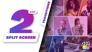 Master Multiscreen Transitions With 2 Split Screen | Final Cut Pro Template + Tutorial