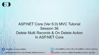 Delete Multi Records in ASP.NET Core – Session 56