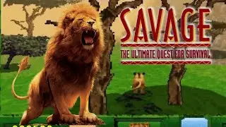 Жизнь грозного льва - Savage: The Ultimate quest for survival (ms-dos, 4k геймплей)