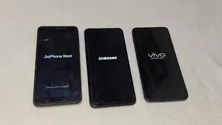 Jio vs Samsung A10 vs Vivo y91 Reboot Speed Test