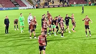 Football League Trophy Bradford City v Grimsby Town | Andy Cook's brace led to a comeback victory