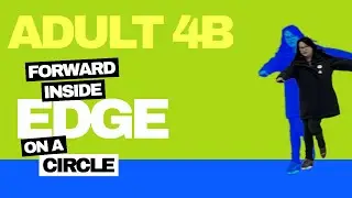 Adult 4 B Forward Inside Edge on a Circle #adultfigureskating