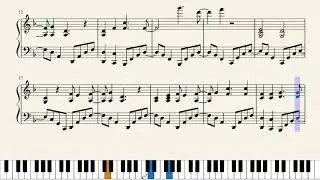 Crossing Field Piano Tutorial with Sheet Music