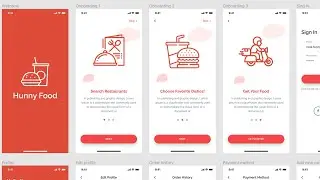 Figma Food Mobile App Design (Part 2) in Hindi