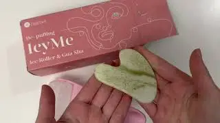 BAIMEI IcyMe Ice Roller for Face and Gua Sha Facial Tool Set, Ice Face Roller Reduces Puffiness #ad
