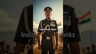 Indian Army Ranks: Lieutenant Se General Tak | Full Hierarchy Explained #Shorts