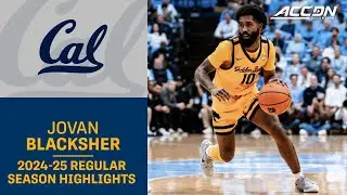 Jovan Blacksher Jr. 2024-25 Regular Season Highlights | Cal Guard