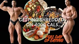 LIFE/BODYBUILDING UPDATE - 4000 CALORIE FAT LOSS  - FULL DAY OF EATING - HIGH DAY
