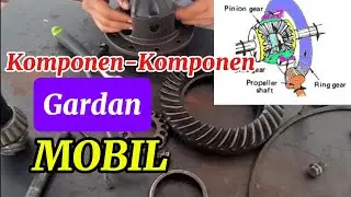 Komponen - Komponen Gardan Mobil | #gardan #gear #diferensial #GardanMobil #otomotif #PinionGear