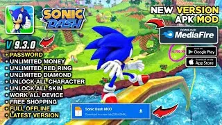Sonic Dash Mod V9.3.0 Apk Terbaru 2026 - Unlimited Diamond & Unlock All Character