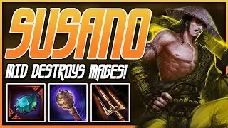 SUSANO MID DESTROYS LATE GAME MAGES! - Ranked Conquest Season X #smite #smiteseason10
