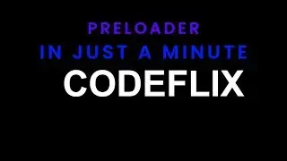 Preloader For Website | Only HTML and CSS | One Minute Speed Code