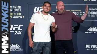 UFC 241 media day faceoffs
