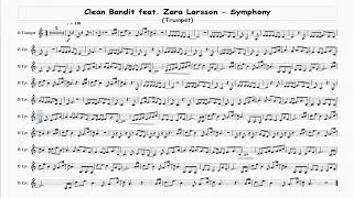 Clean Bandit feat  Zara Larsson Symphony - Trumpet - Free Sheet Music